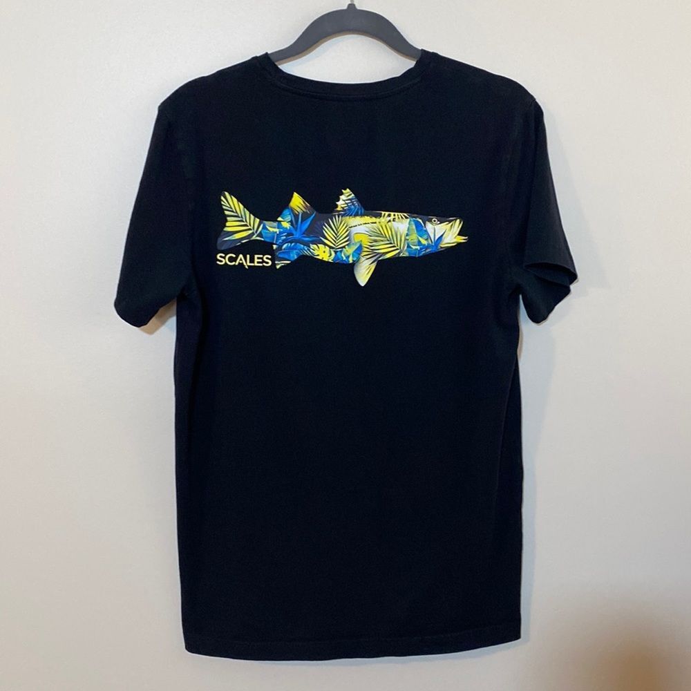 Scales Gear Tropical Snook Fishing Graphic Tee Shirt